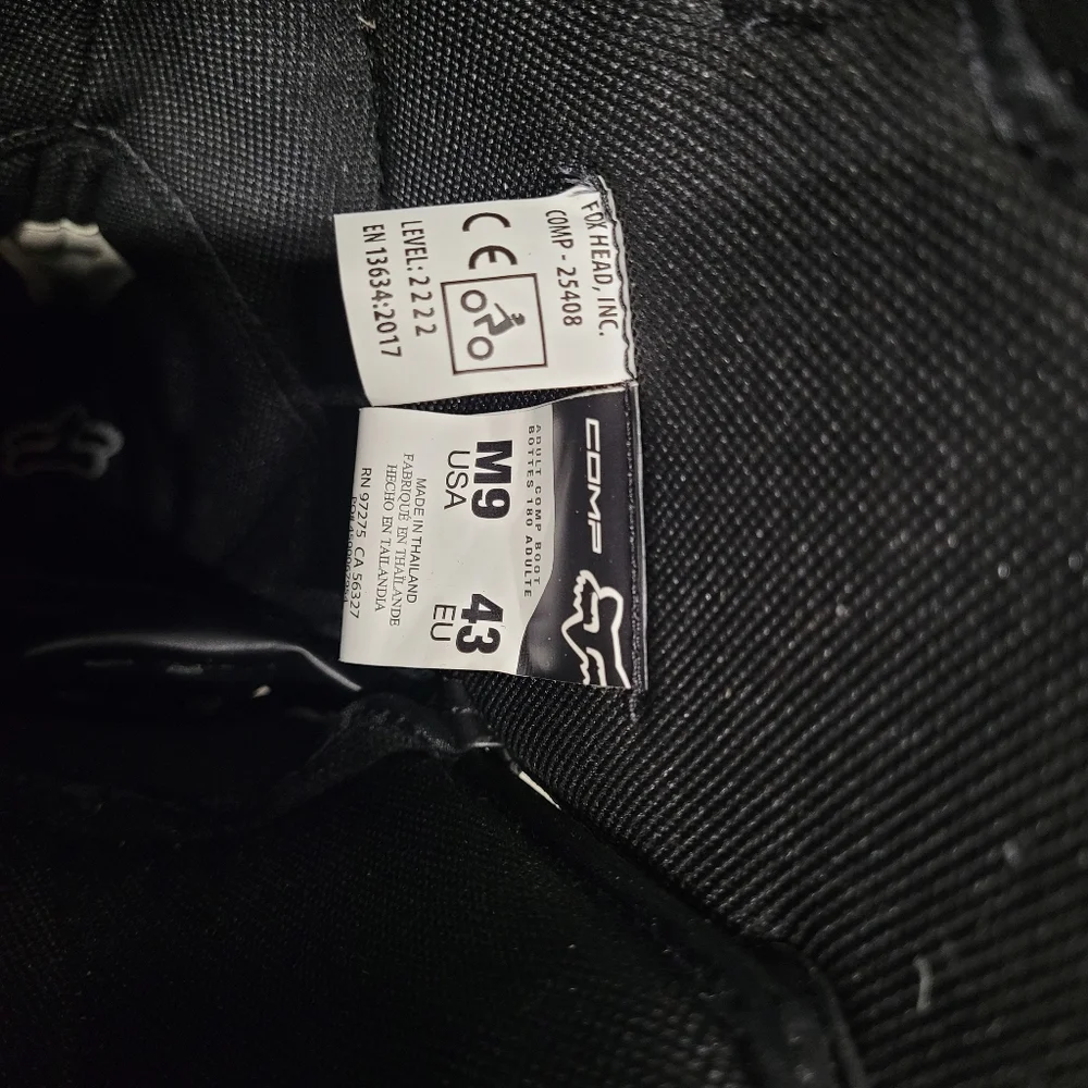 Fox Racing Comp Boot size 9 - Picture 6 of 10